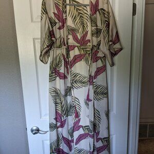 Floral Floor Length Kimono